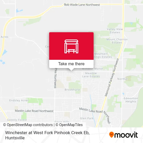 Mapa de Winchester at West Fork Pinhook Creek Eb