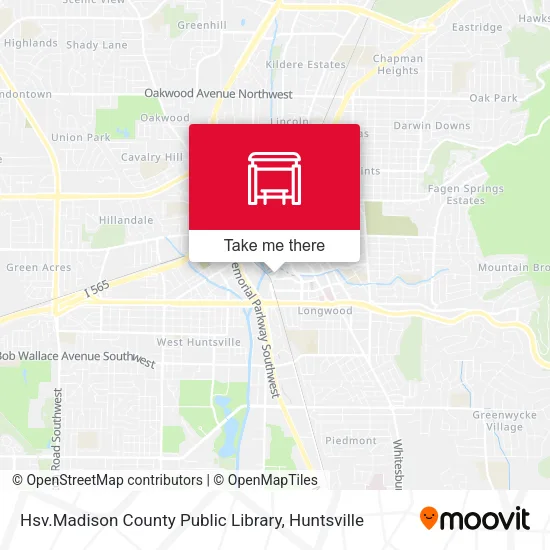 Mapa de Hsv.Madison County Public Library