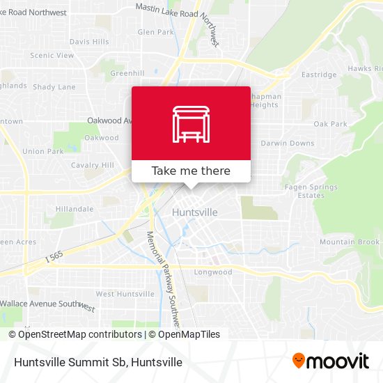 Mapa de Huntsville Summit Sb