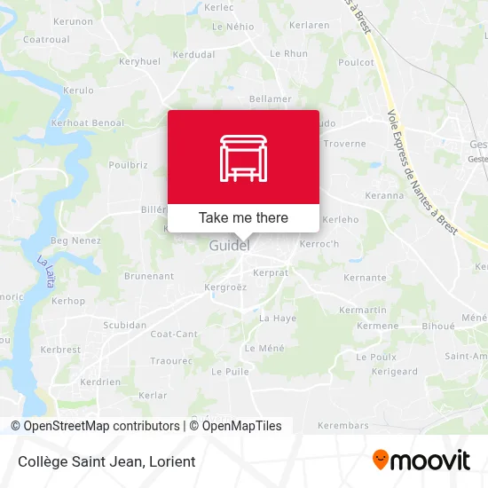 Collège Saint Jean map