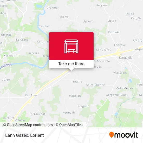 Lann Gazec map