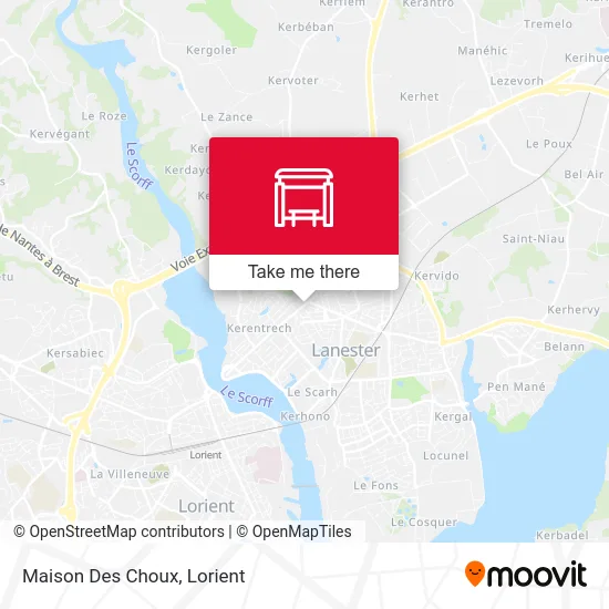 Maison Des Choux map