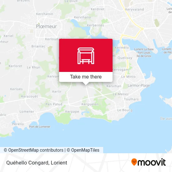 Quéhello Congard map