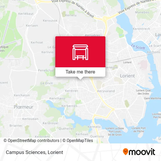 Campus Sciences map