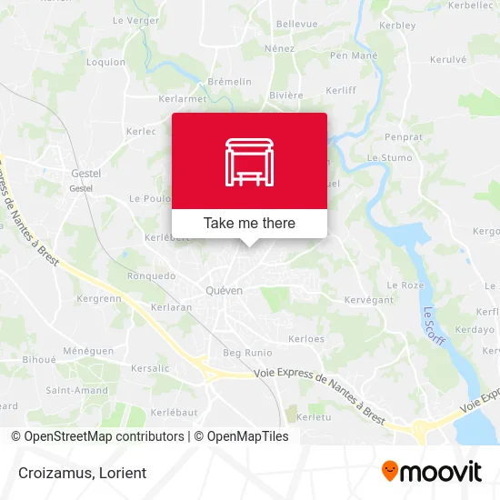 Croizamus map