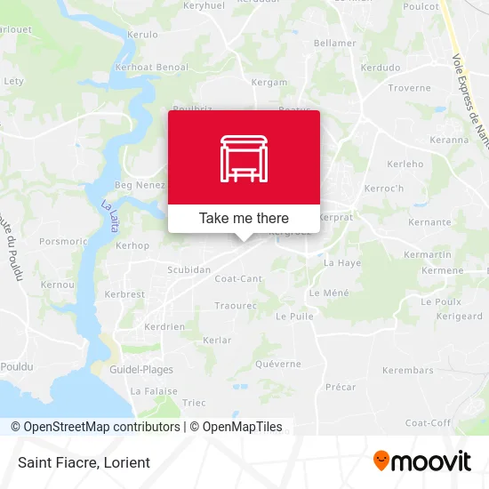 Saint Fiacre map