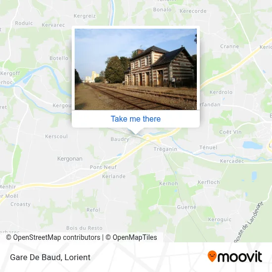 Gare De Baud map