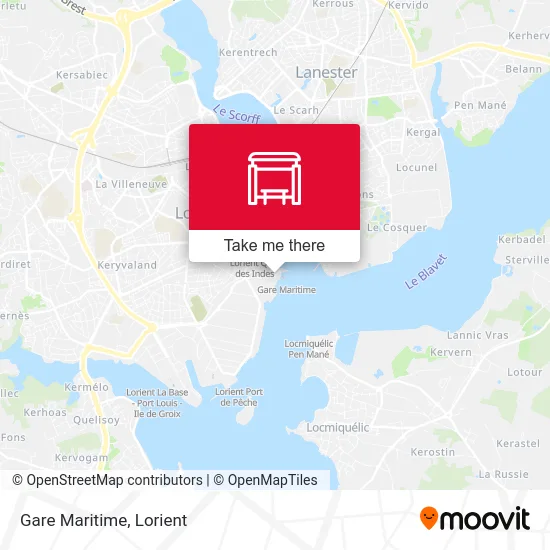 Gare Maritime map