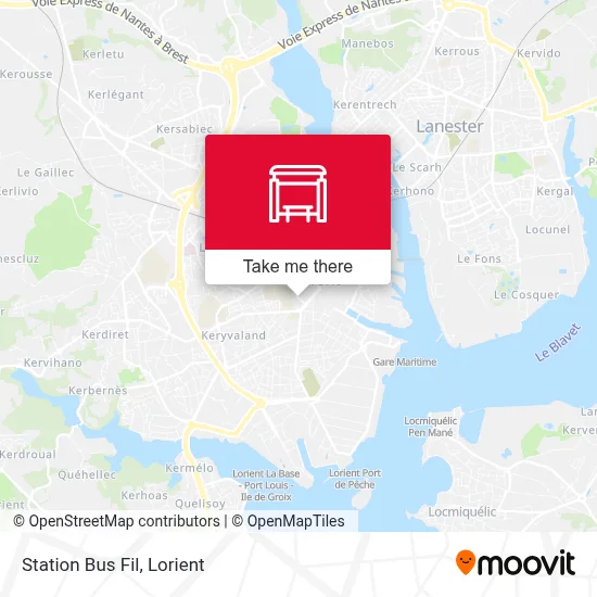 Station Bus Fil map