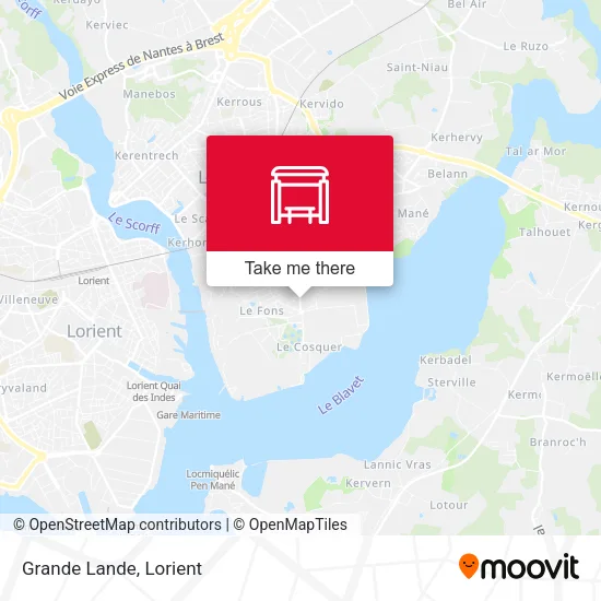 Grande Lande map
