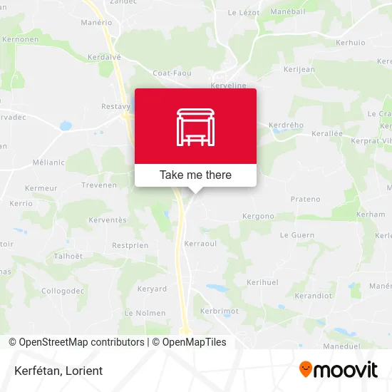 Kerfétan map