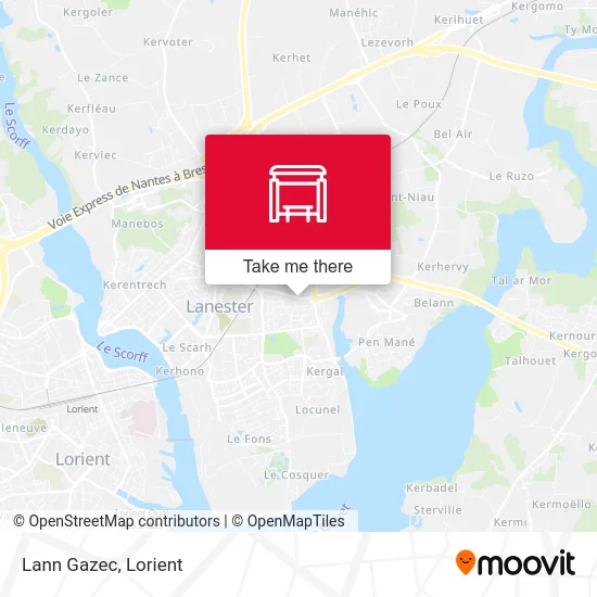 Lann Gazec map