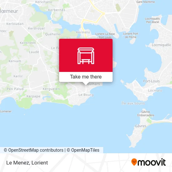 Le Menez map