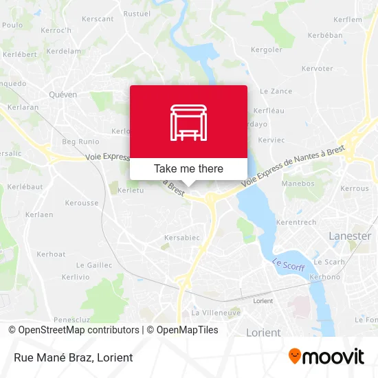 Rue Mané Braz map