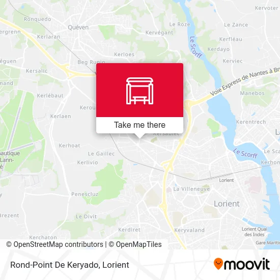 Rond-Point De Keryado map