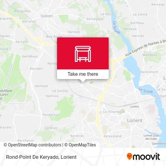 Rond-Point De Keryado map
