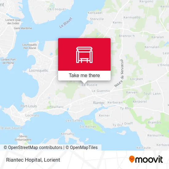 Mapa Riantec Hopital