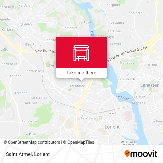 Saint Armel map