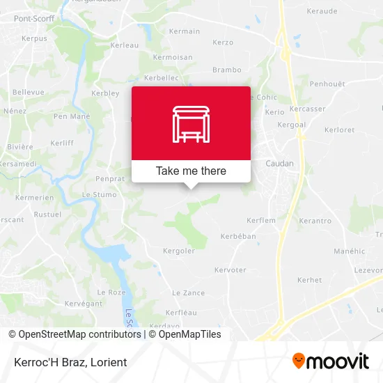 Kerroc'H Braz map