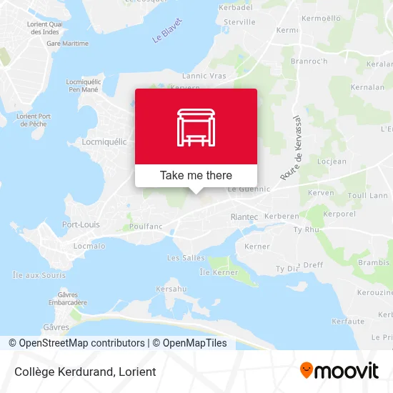 Collège Kerdurand map