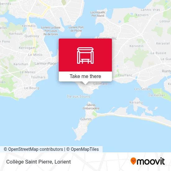 Collège Saint Pierre map