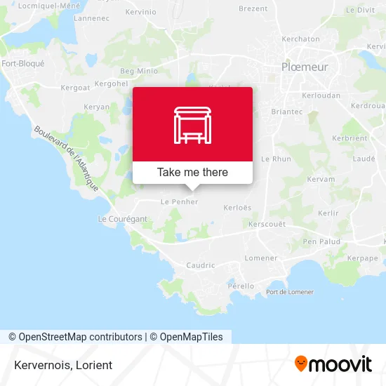 Kervernois map