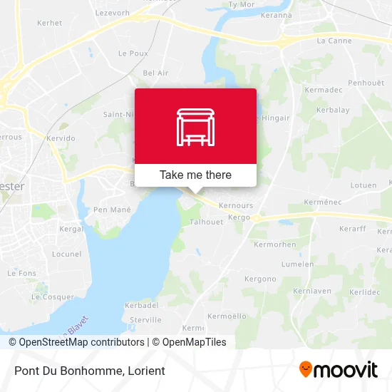 Pont Du Bonhomme map