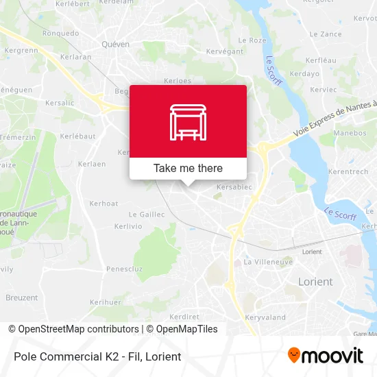 Pole Commercial K2 - Fil map