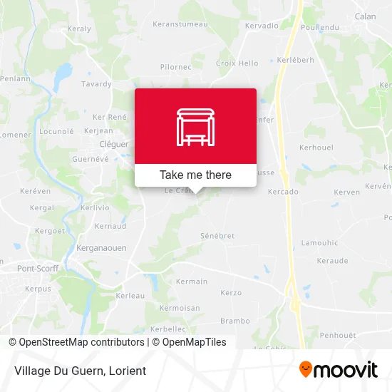 Village Du Guern map