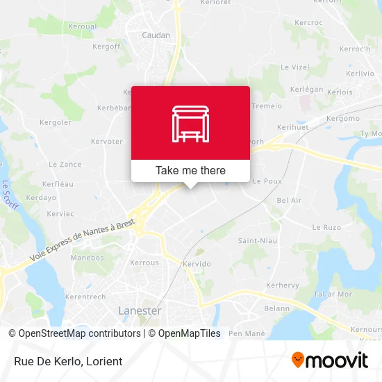 Rue De Kerlo map