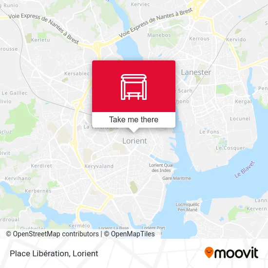 Place Libération map