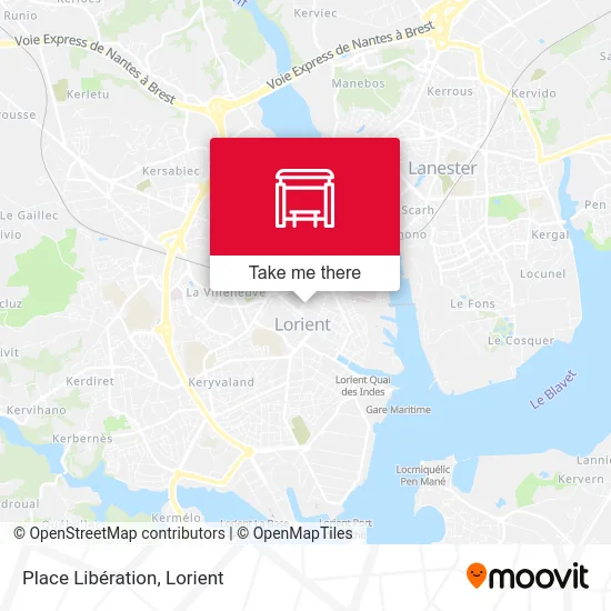 Place Libération map