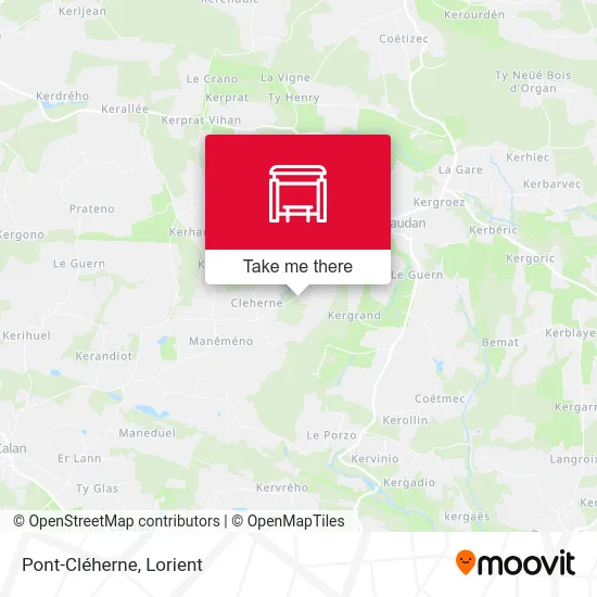 Pont-Cléherne map