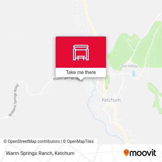 Mapa de Warm Springs Ranch