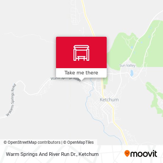 Mapa de Warm Springs And River Run Dr.