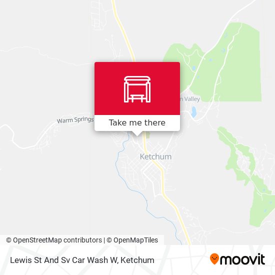 Lewis St And Sv Car Wash W map