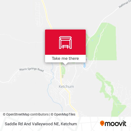 Saddle Rd And Valleywood NE map