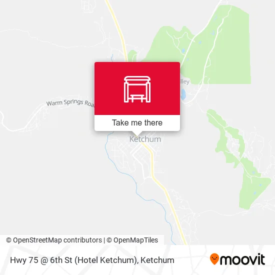 Hwy 75 @ 6th St (Hotel Ketchum) map