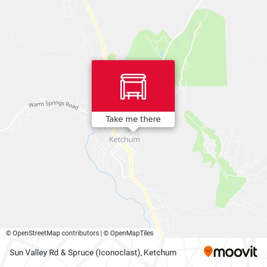 Sun Valley Rd & Spruce (Iconoclast) map