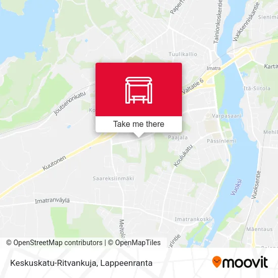 Keskuskatu-Ritvankuja map