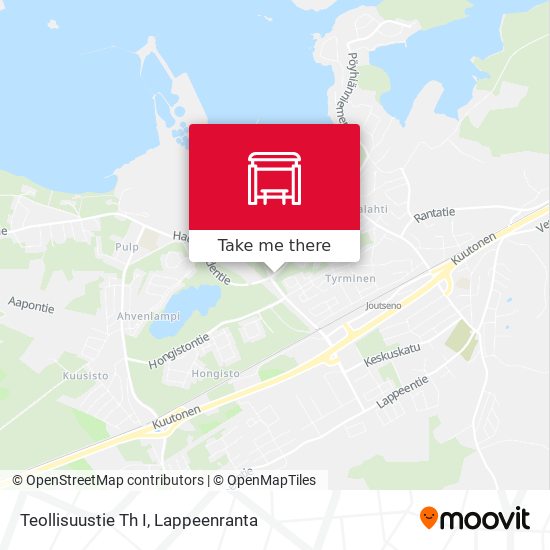 Teollisuustie Th I map