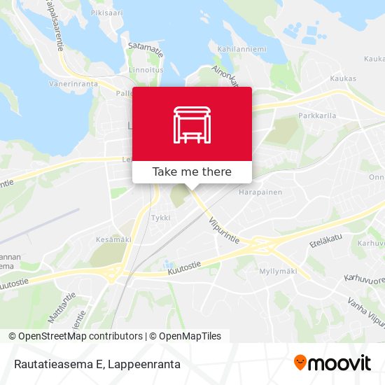 How to get to Rautatieasema E in Lappeenranta by Bus?