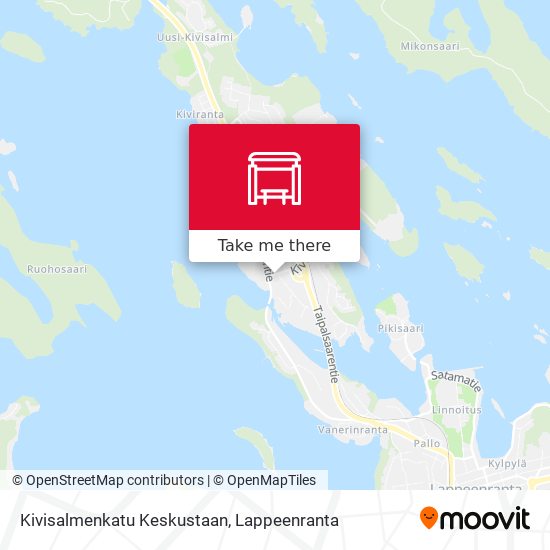 Kivisalmenkatu Keskustaan map