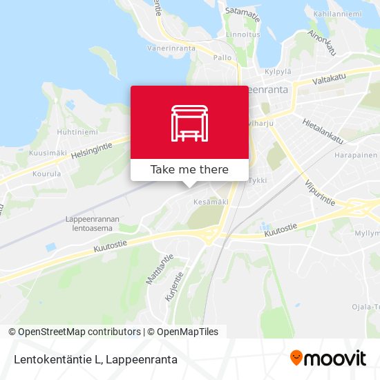 Lentokentäntie L map