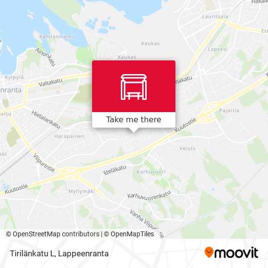 Tirilänkatu L map