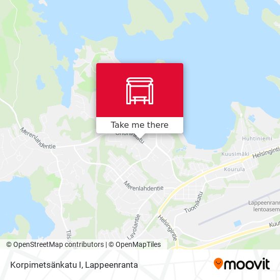 Korpimetsänkatu I map