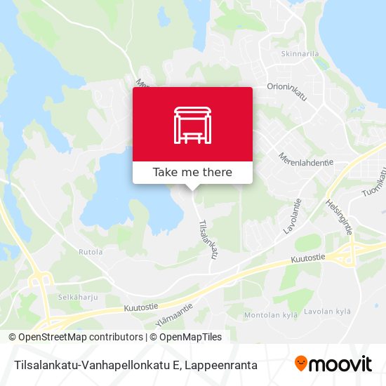 Tilsalankatu-Vanhapellonkatu E map