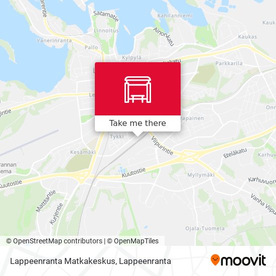 Lappeenranta Matkakeskus map