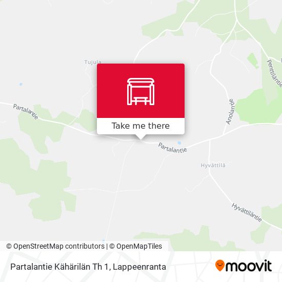 Partalantie  Kähärilän Th 1 map