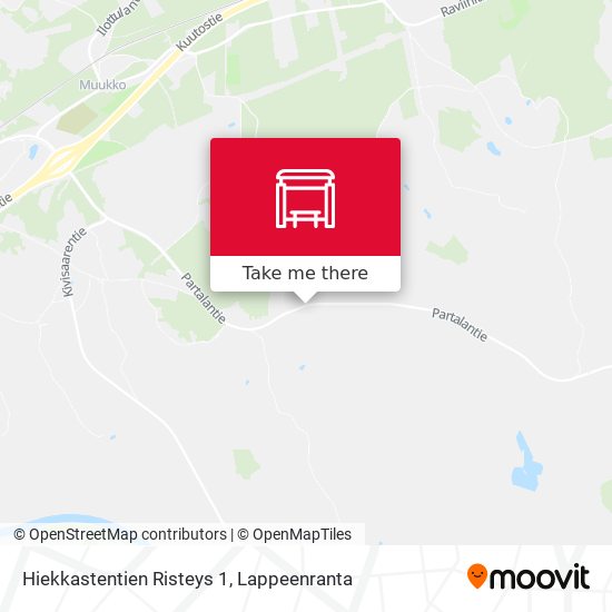 Hiekkastentien Risteys 1 map